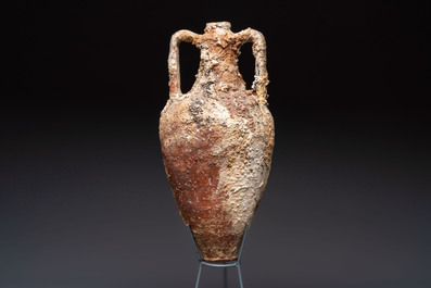 A Roman pottery wine transport amphora with attractive encrustation, Northern Adriatic region, 1st C. b.C./3rd C.