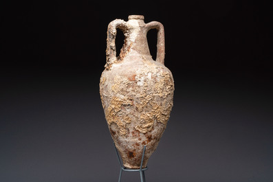 A Roman pottery wine transport amphora with attractive encrustation, Northern Adriatic region, 1st C. b.C./3rd C.