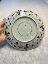 A Chinese Imari-style 'Dragon and Phoenix' plate, Kangxi