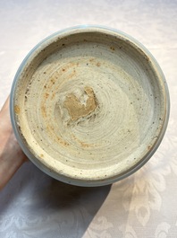 A varied collection of nine Chinese blue, white and famille rose wares, Kangxi and later