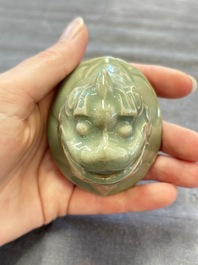 A fine Chinese Longquan celadon 'Luduan' censer, Ming
