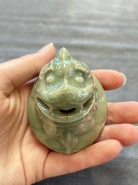 A fine Chinese Longquan celadon 'Luduan' censer, Ming