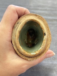 A fine Chinese Longquan celadon 'Luduan' censer, Ming