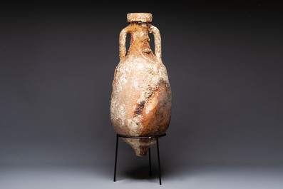 A Roman pottery olive oil amphora, Adriatic coast of Italy, 2nd/1st C. b.C.