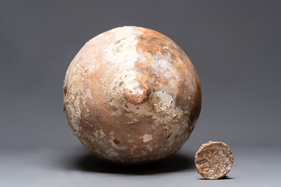 A Roman pottery olive oil amphora, Adriatic coast of Italy, 2nd/1st C. b.C.