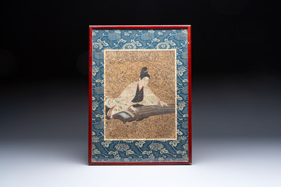 Tosa School and Japanese School: various scenes, ink, colour, and gold on paper, Edo/Meiji, 17/19th C.