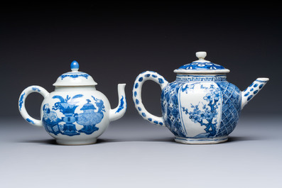 A group of Chinese and Japanese famille verte, blue and white wares, Kangxi and later