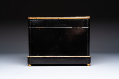 A liqueur cabinet or cave &agrave; liqueur with Boulle and mother-of-pearl inlay, 19th C.