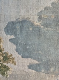 A pair of Brussels historical 'The Art of War' tapestries after Lambert De Hondt II, Judocus de Vos workshop, early 18th C.