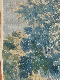 A pair of Brussels historical 'The Art of War' tapestries after Lambert De Hondt II, Judocus de Vos workshop, early 18th C.