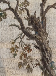 A pair of Brussels historical 'The Art of War' tapestries after Lambert De Hondt II, Judocus de Vos workshop, early 18th C.