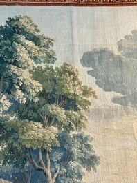 A pair of Brussels historical 'The Art of War' tapestries after Lambert De Hondt II, Judocus de Vos workshop, early 18th C.