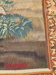 A pair of Brussels historical 'The Art of War' tapestries after Lambert De Hondt II, Judocus de Vos workshop, early 18th C.