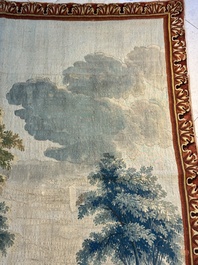 A pair of Brussels historical 'The Art of War' tapestries after Lambert De Hondt II, Judocus de Vos workshop, early 18th C.