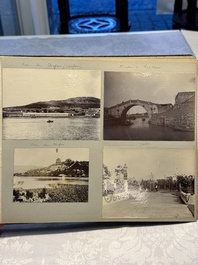 A travel photo album documenting China and its people, early 20th C.