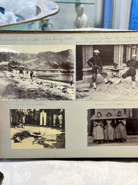 A travel photo album documenting China and its people, early 20th C.