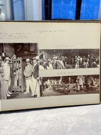 A travel photo album documenting China and its people, early 20th C.