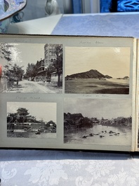 A travel photo album documenting China and its people, early 20th C.