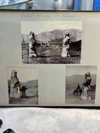 A travel photo album documenting China and its people, early 20th C.