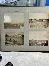 A travel photo album documenting China and its people, early 20th C.