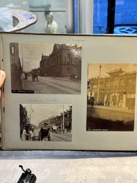 A travel photo album documenting China and its people, early 20th C.