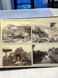 A travel photo album documenting China and its people, early 20th C.