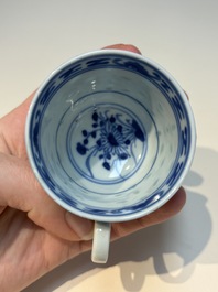 16 Chinese blue and white cups and 24 saucers, various marks, Kangxi and later
