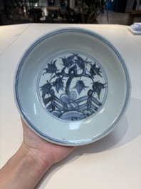 12 Chinese blue and white wares, Ming