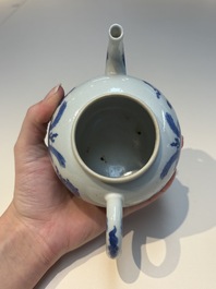A group of Chinese and Japanese famille verte, blue and white wares, Kangxi and later