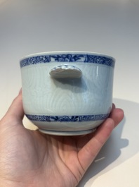 A group of Chinese and Japanese famille verte, blue and white wares, Kangxi and later