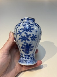A group of Chinese and Japanese famille verte, blue and white wares, Kangxi and later