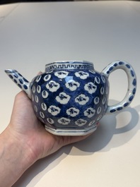 A group of Chinese and Japanese famille verte, blue and white wares, Kangxi and later