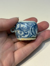 A group of Chinese and Japanese famille verte, blue and white wares, Kangxi and later
