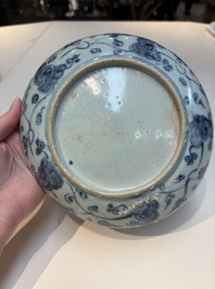 12 Chinese blue and white wares, Ming