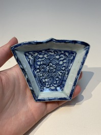 A group of Chinese and Japanese famille verte, blue and white wares, Kangxi and later