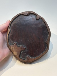 Six Chinese wooden and bamboo carvings, 19/20th C.