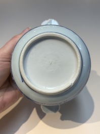 A group of Chinese and Japanese famille verte, blue and white wares, Kangxi and later