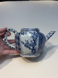A group of Chinese and Japanese famille verte, blue and white wares, Kangxi and later