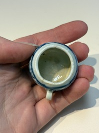 A group of Chinese and Japanese famille verte, blue and white wares, Kangxi and later