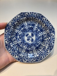 16 Chinese blue and white cups and 24 saucers, various marks, Kangxi and later