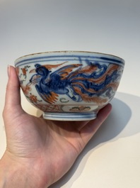 A group of Chinese and Japanese famille verte, blue and white wares, Kangxi and later