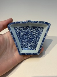 A group of Chinese and Japanese famille verte, blue and white wares, Kangxi and later