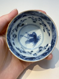 16 Chinese blue and white cups and 24 saucers, various marks, Kangxi and later