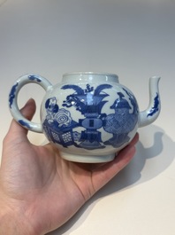 A group of Chinese and Japanese famille verte, blue and white wares, Kangxi and later