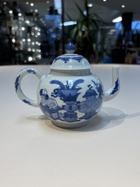 A group of Chinese and Japanese famille verte, blue and white wares, Kangxi and later