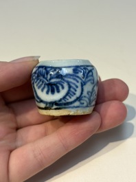 A group of Chinese and Japanese famille verte, blue and white wares, Kangxi and later