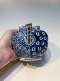 A group of Chinese and Japanese famille verte, blue and white wares, Kangxi and later
