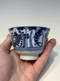 16 Chinese blue and white cups and 24 saucers, various marks, Kangxi and later