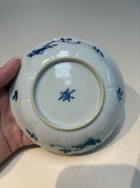 16 Chinese blue and white cups and 24 saucers, various marks, Kangxi and later