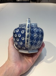 A group of Chinese and Japanese famille verte, blue and white wares, Kangxi and later